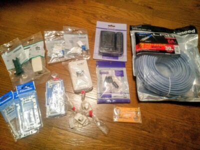 LAN工事使用部品