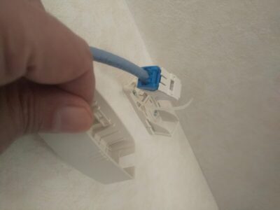 1階リビングのLANローゼット